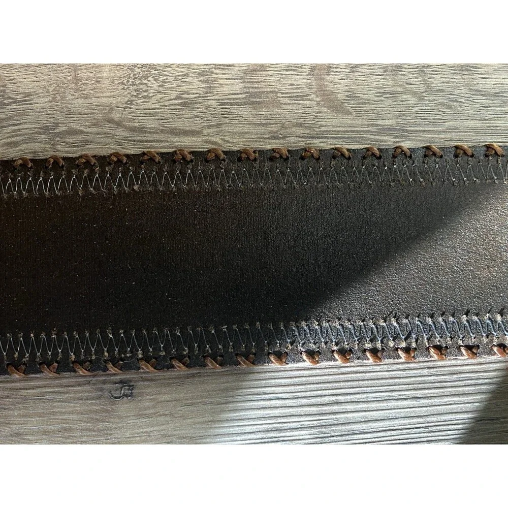 ANOTHER LINE BROWN GENUINE LEATHER WOMEN'S BELT SIZE L  2.3/4